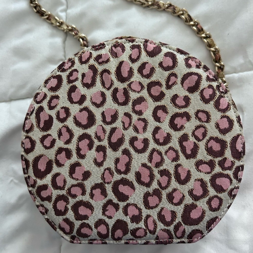Janie and Jack Pink Leopard Mini Bag - Picture 2 of 9